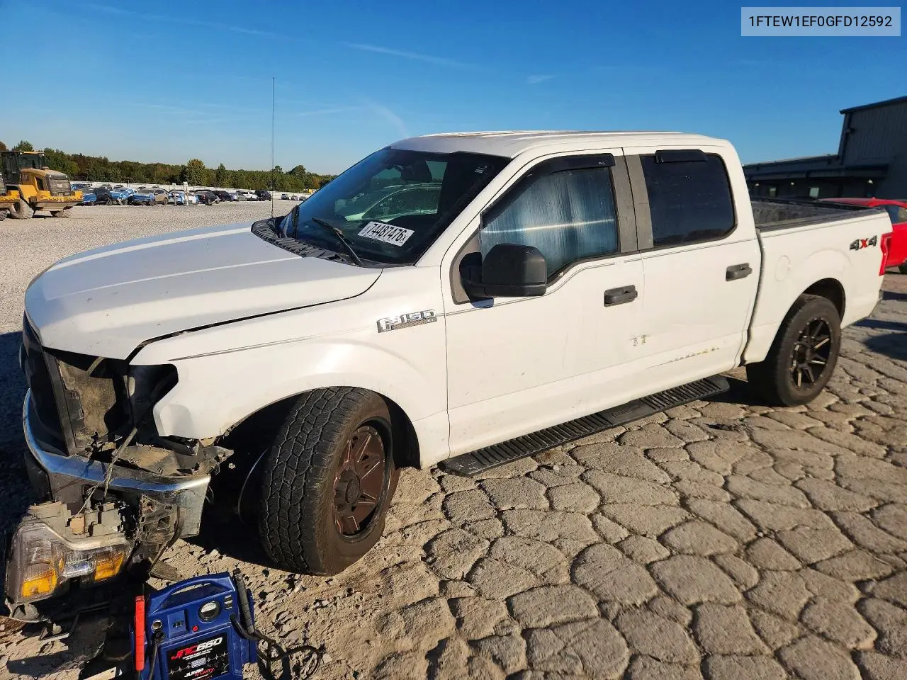 FORD F-150 2016, VIN 1FTEW1EF0GFD12592