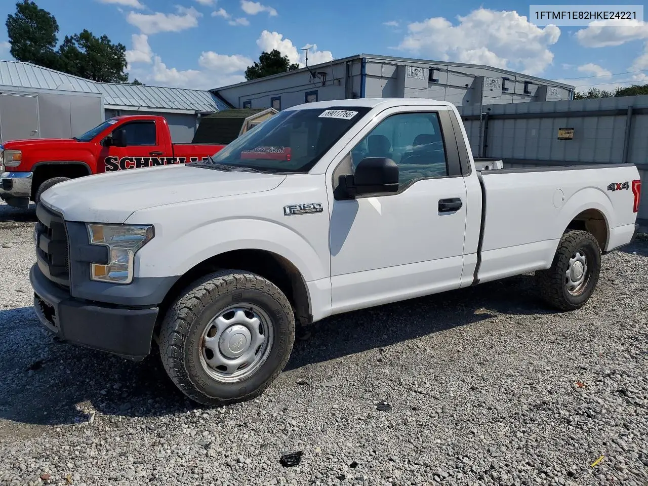 FORD F-150 2017, VIN 1FTMF1E82HKE24221