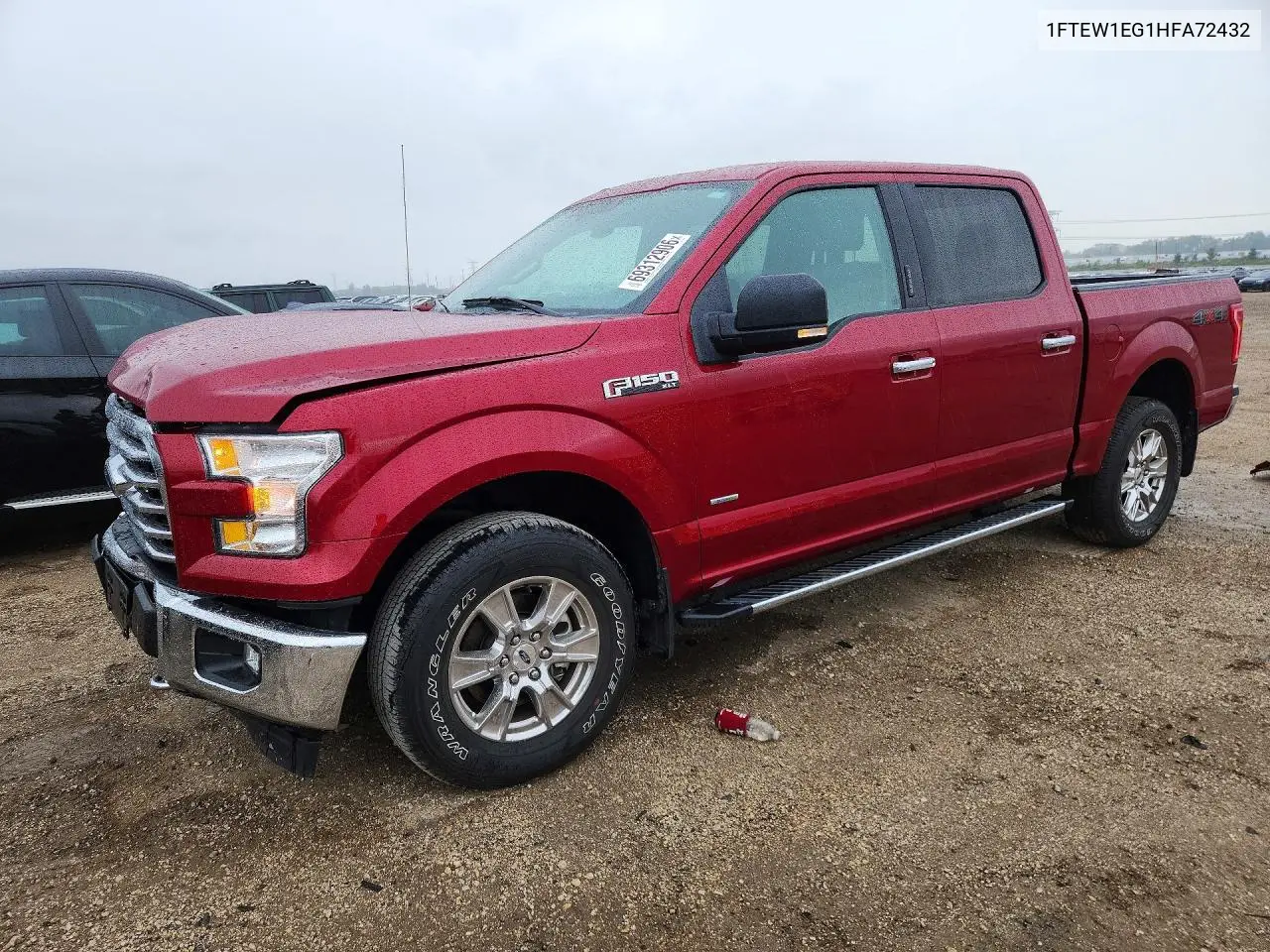 FORD F-150 2017, VIN 1FTEW1EG1HFA72432