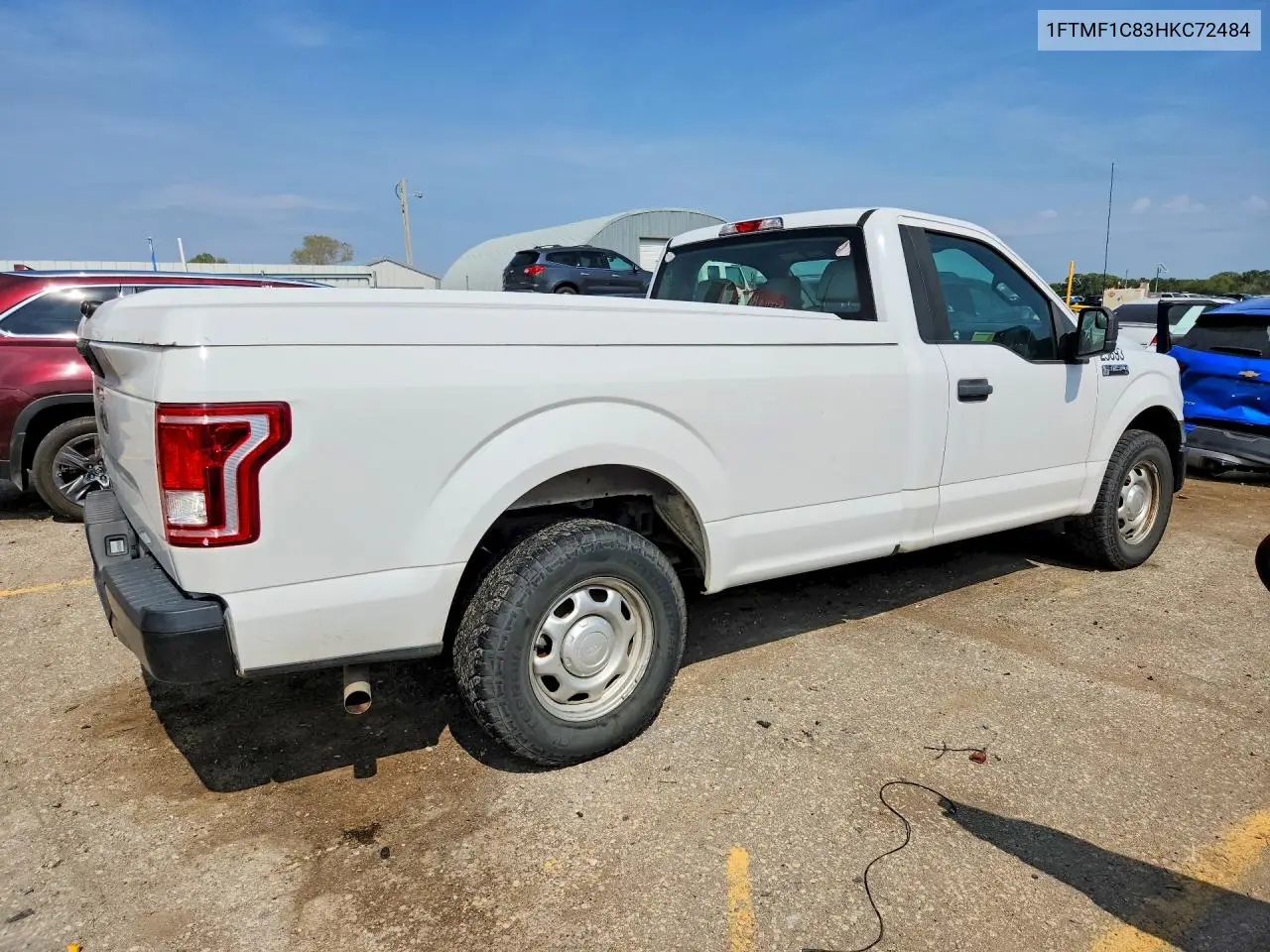 2017 FORD F-150 VIN 1FTMF1C83HKC72484 — фото 3