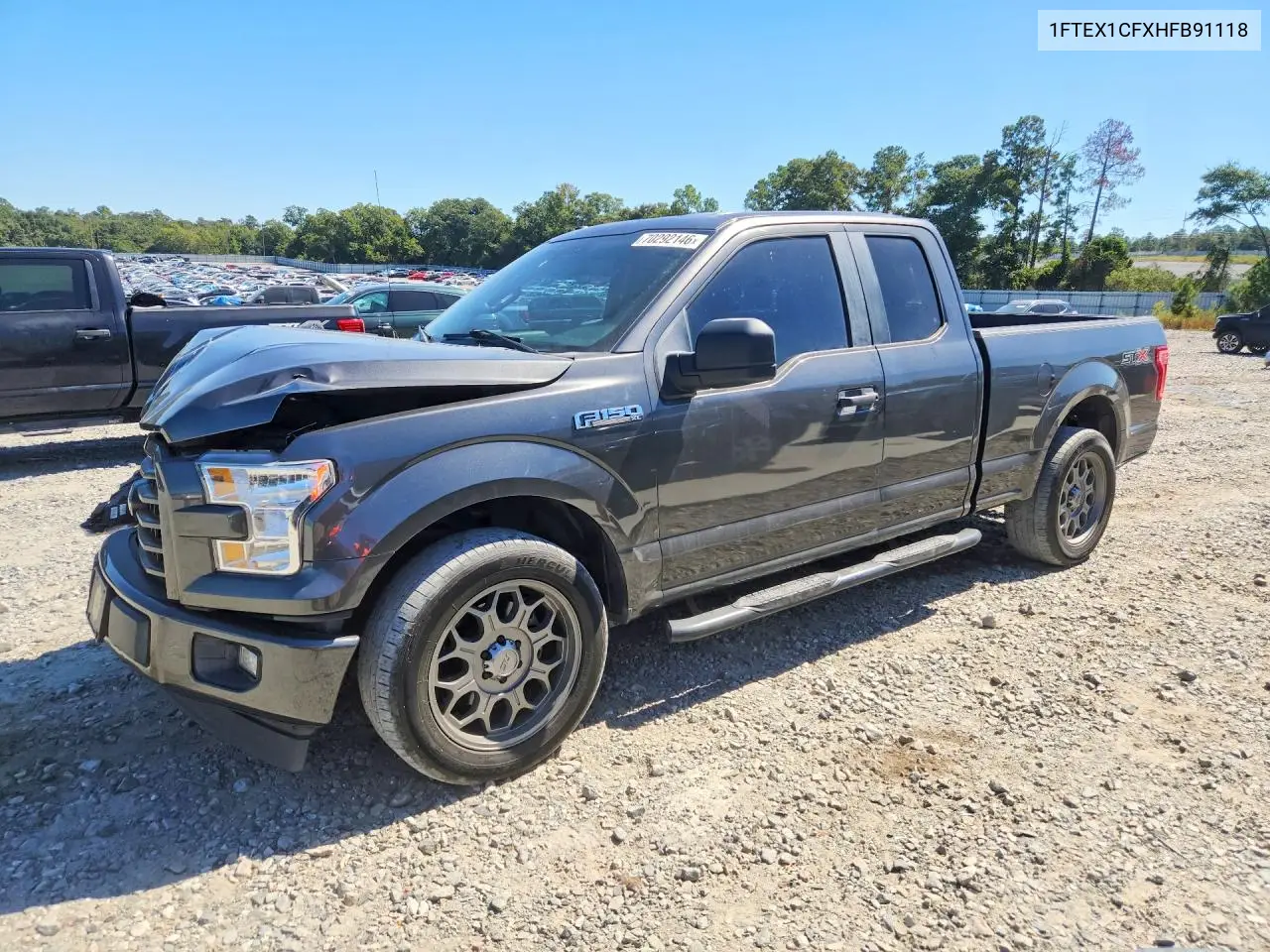 FORD F-150 2017, VIN 1FTEX1CFXHFB91118