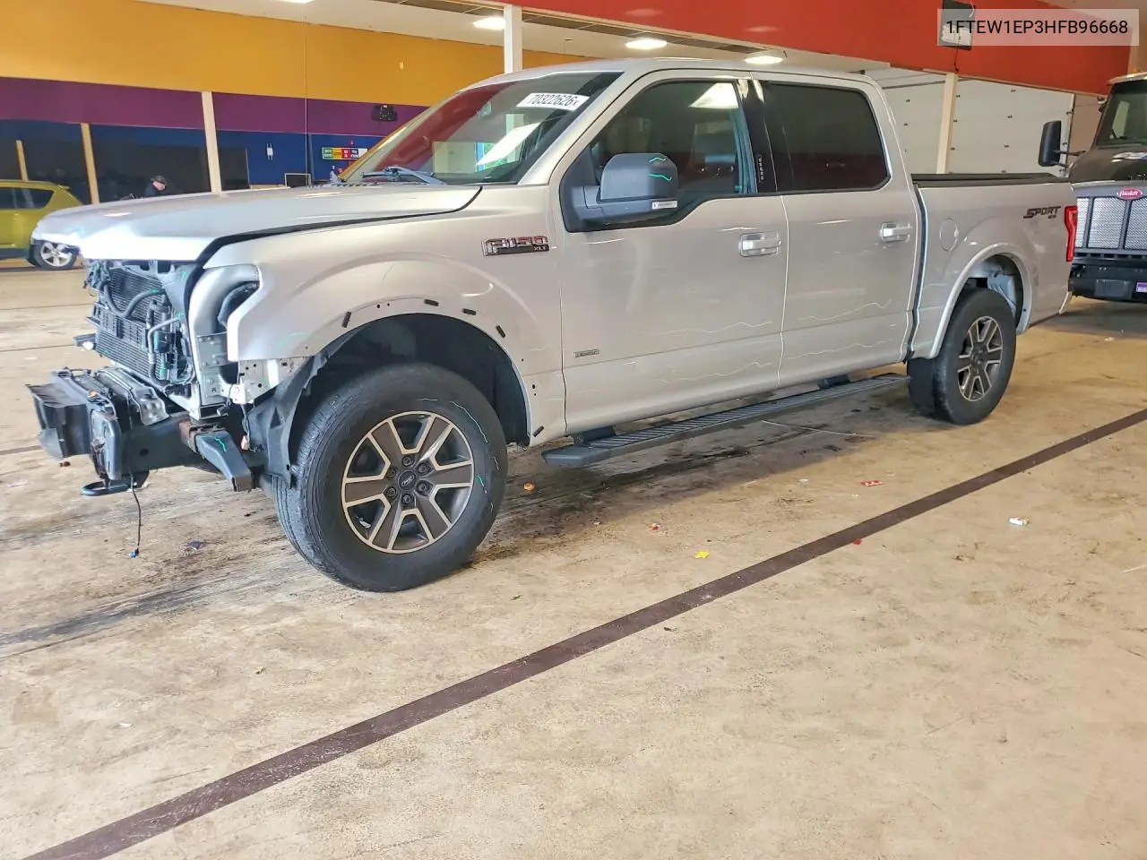 FORD F-150 2017, VIN 1FTEW1EP3HFB96668