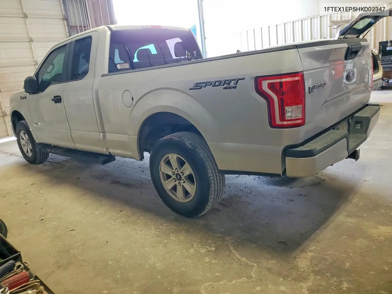 2017 FORD F-150 VIN 1FTEX1EP5HKD02347 — фото 2