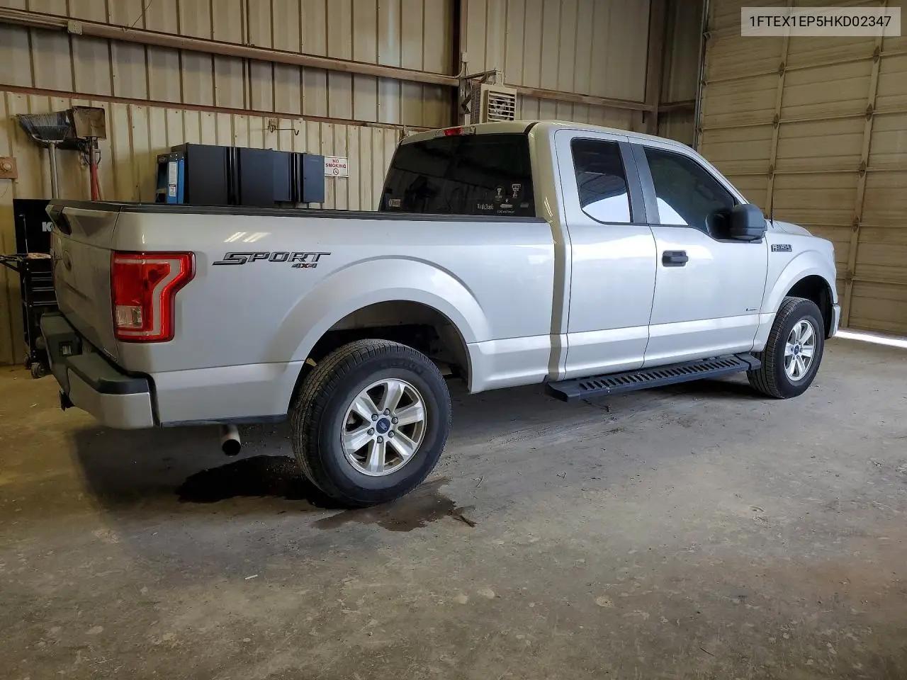 2017 FORD F-150 VIN 1FTEX1EP5HKD02347 — фото 3