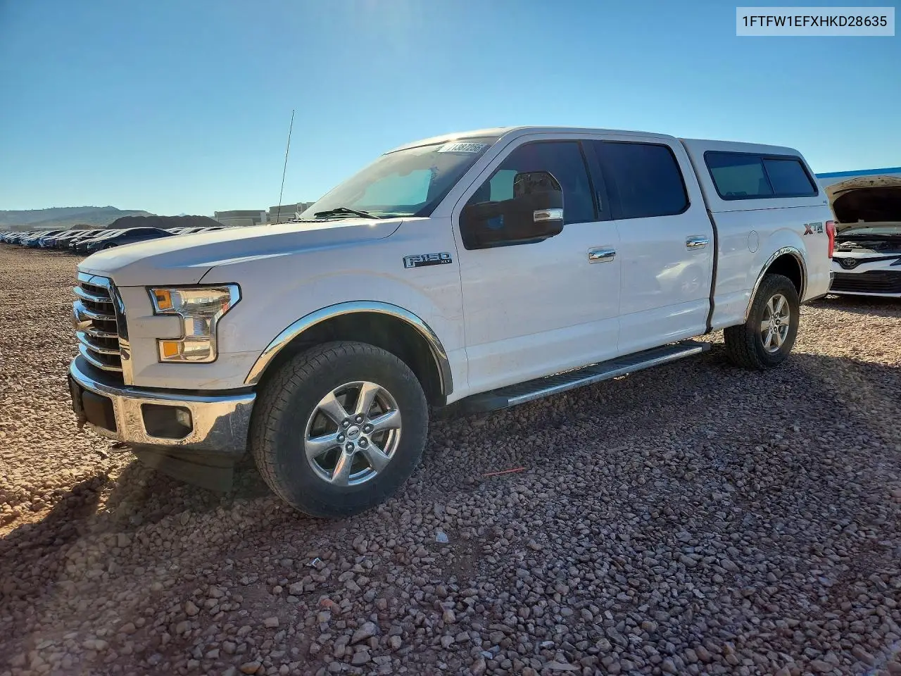 FORD F-150 2017, VIN 1FTFW1EFXHKD28635