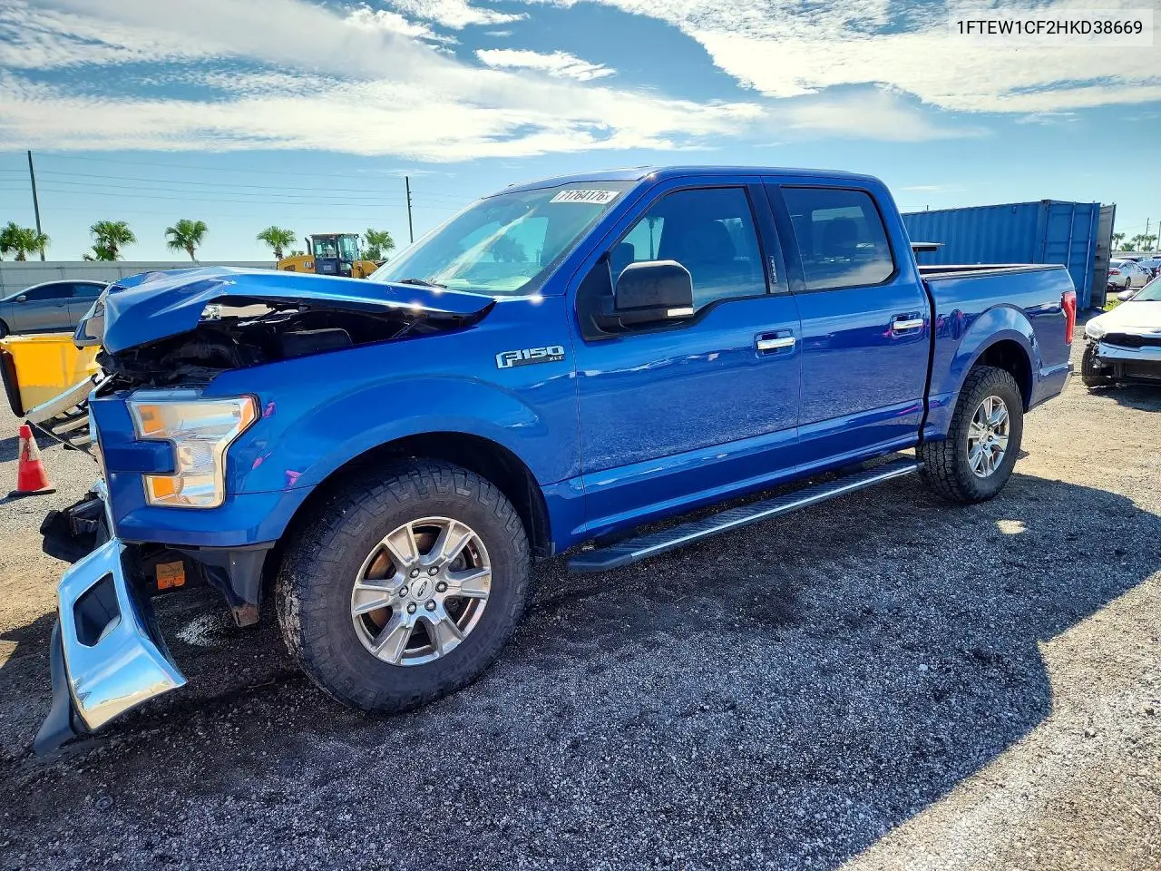 FORD F-150 2017, VIN 1FTEW1CF2HKD38669