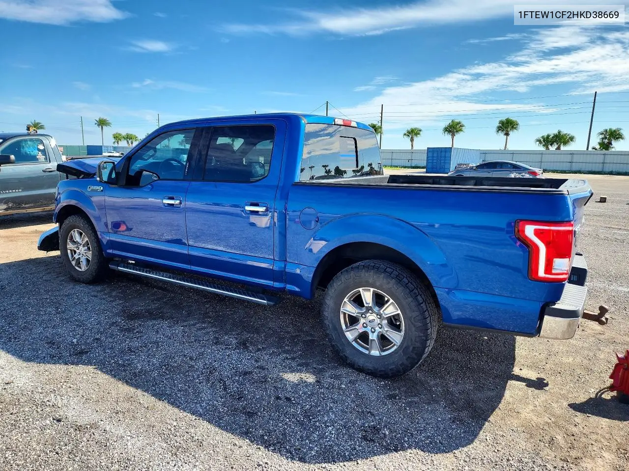 2017 FORD F-150 VIN 1FTEW1CF2HKD38669 — фото 2