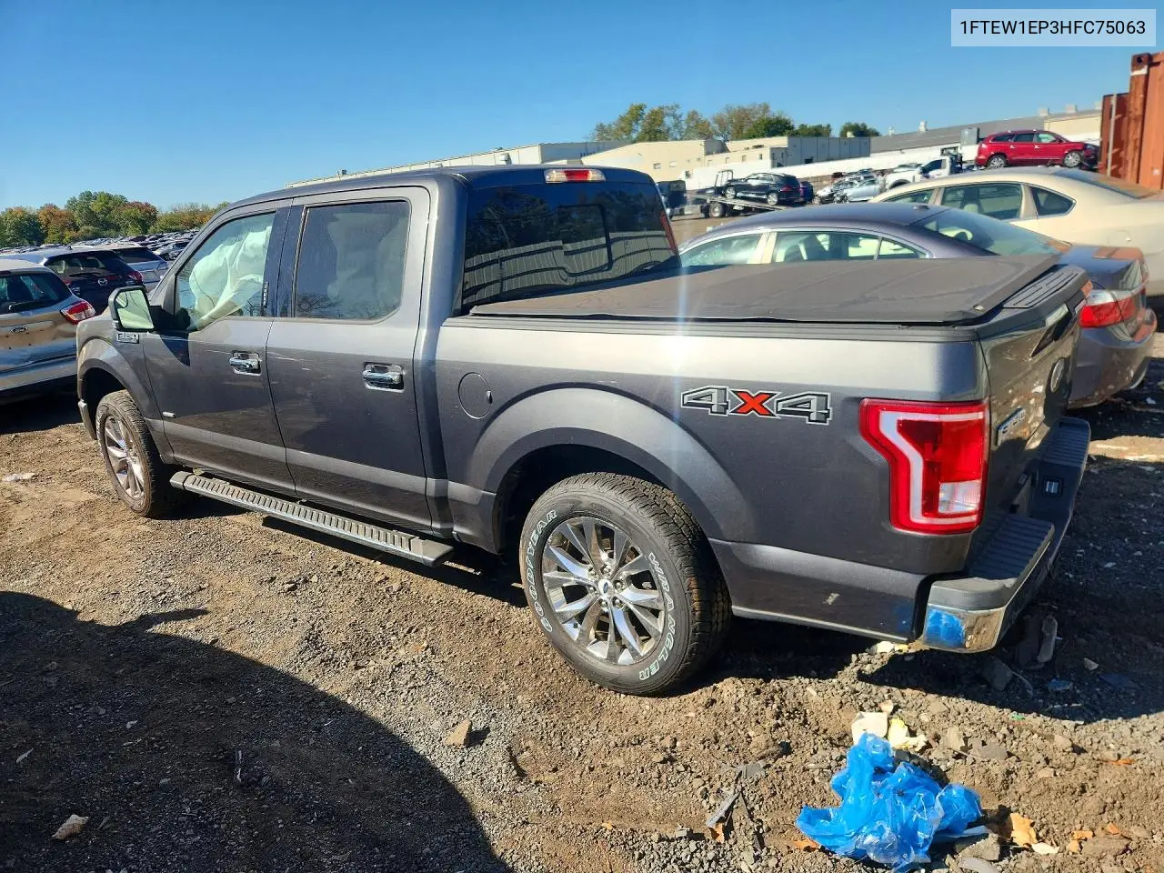 2017 FORD F-150 VIN 1FTEW1EP3HFC75063 — фото 2