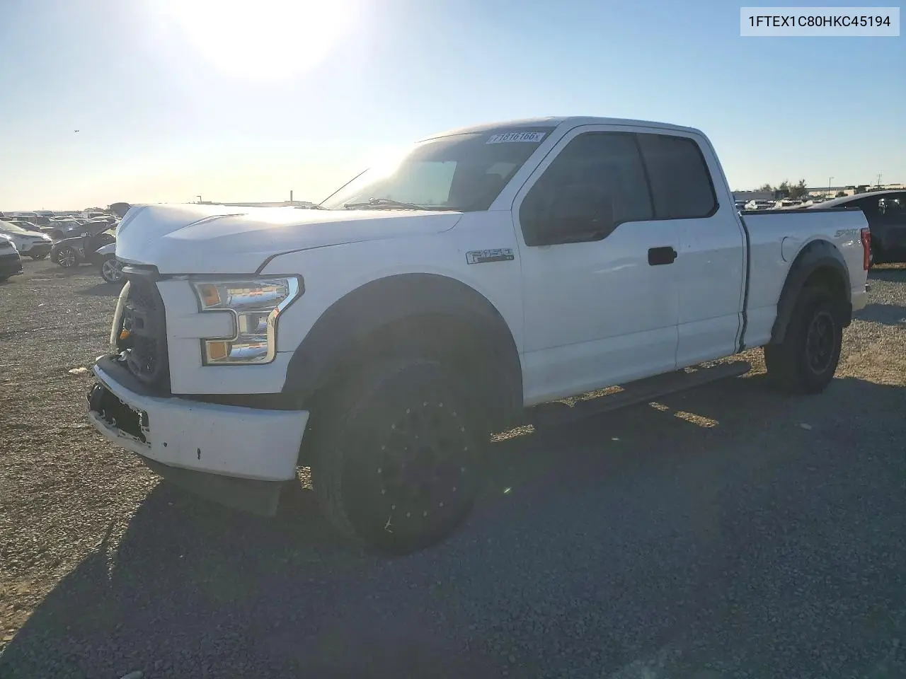 FORD F-150 2017, VIN 1FTEX1C80HKC45194