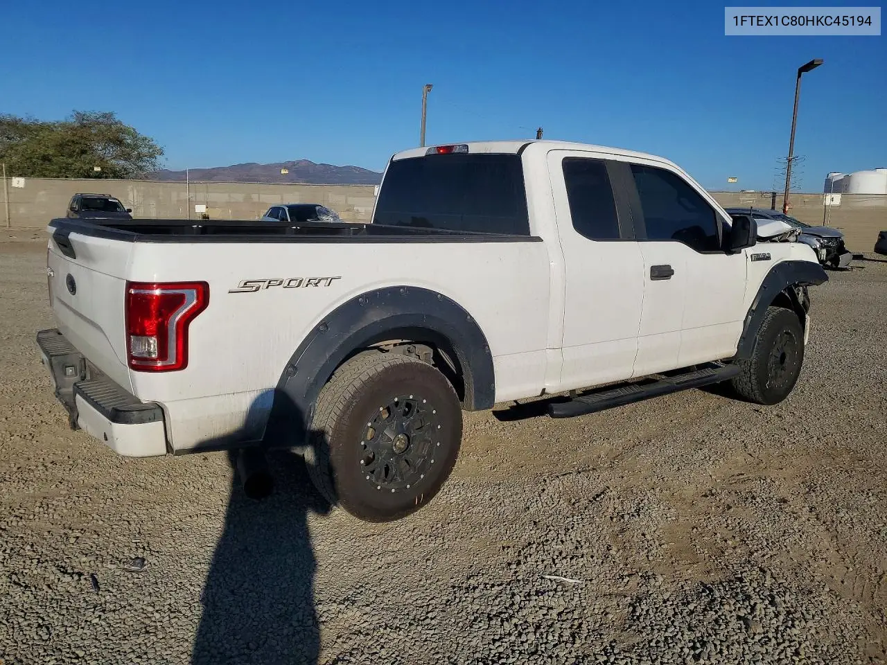 2017 FORD F-150 VIN 1FTEX1C80HKC45194 — фото 3