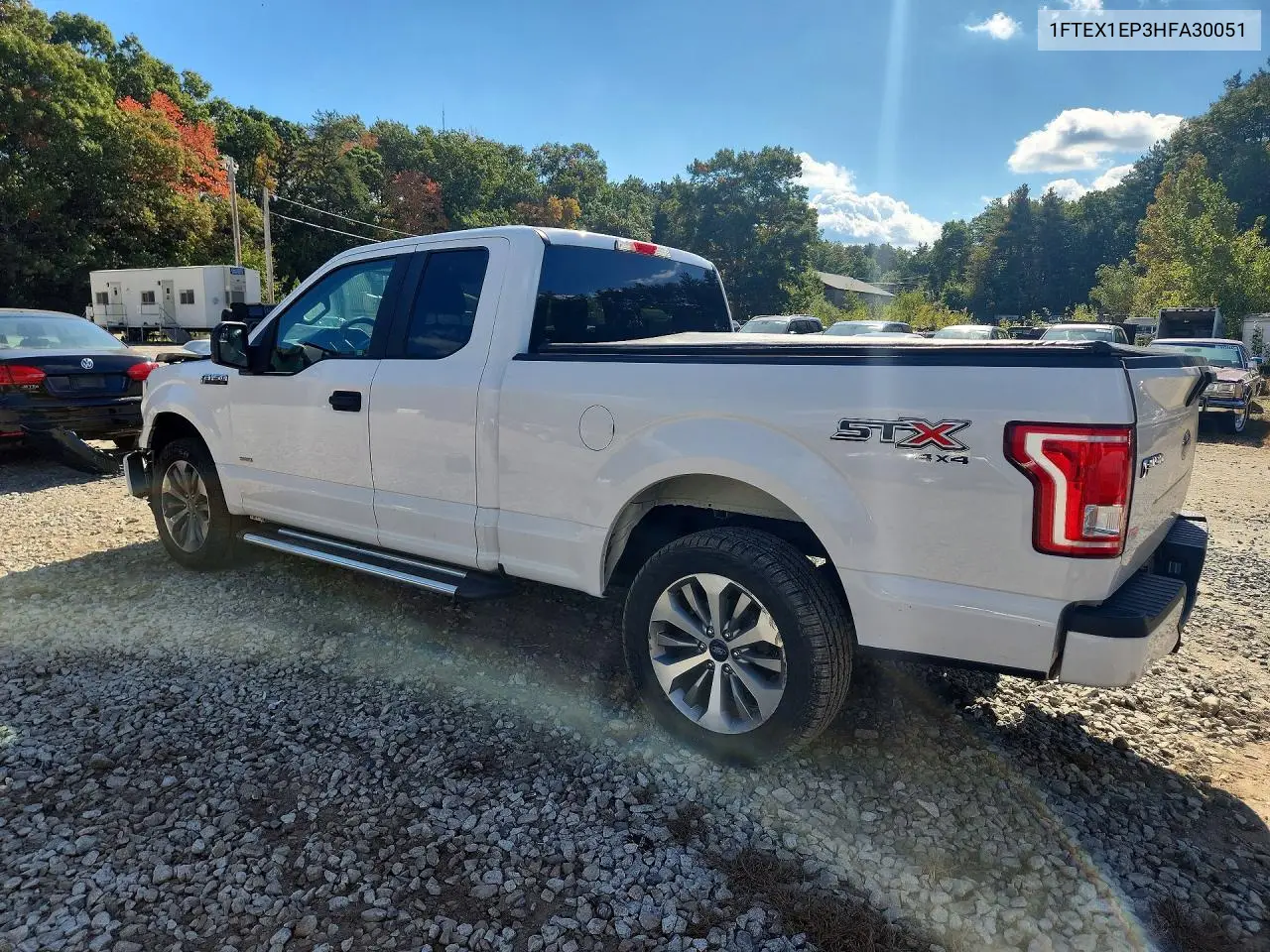 2017 FORD F-150 VIN 1FTEX1EP3HFA30051 — фото 2