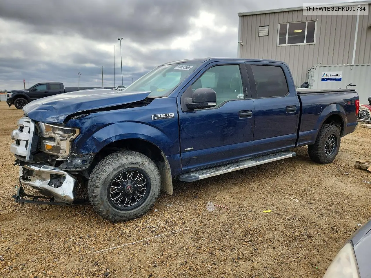 FORD F-150 2017, VIN 1FTFW1EG2HKD90734