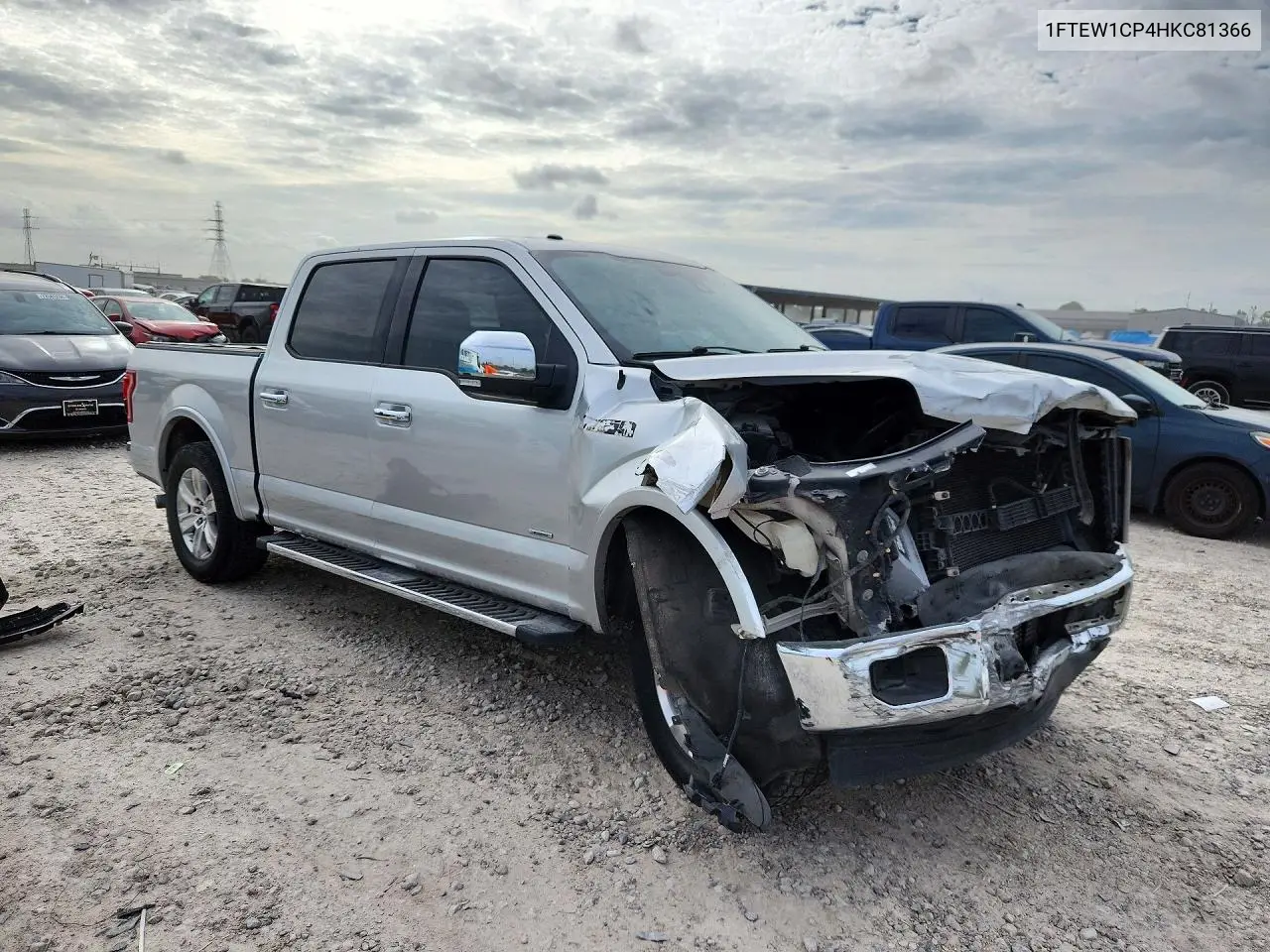 2017 FORD F-150 VIN 1FTEW1CP4HKC81366 — фото 4