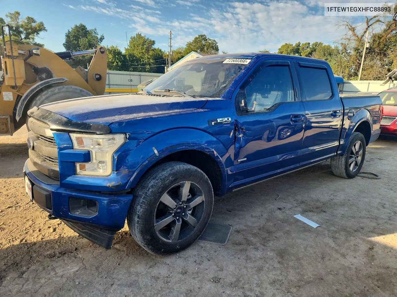 FORD F-150 2017, VIN 1FTEW1EGXHFC88893