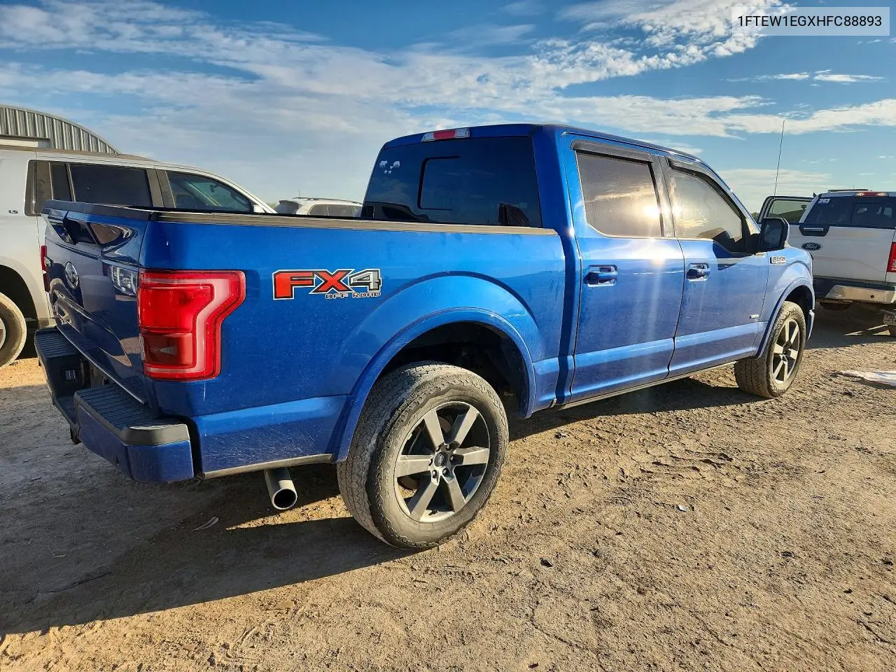 2017 FORD F-150 VIN 1FTEW1EGXHFC88893 — фото 3