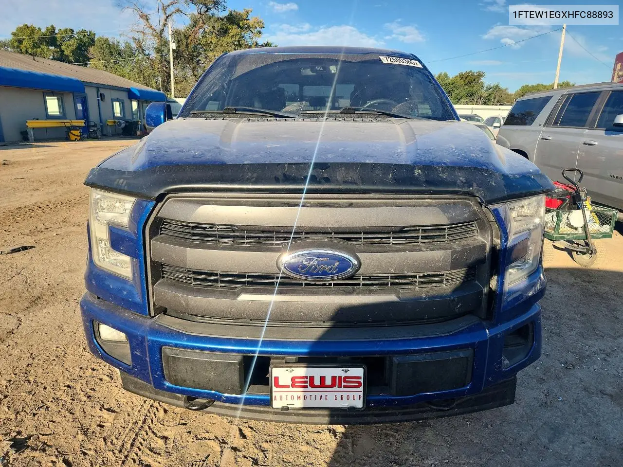2017 FORD F-150 VIN 1FTEW1EGXHFC88893 — фото 5