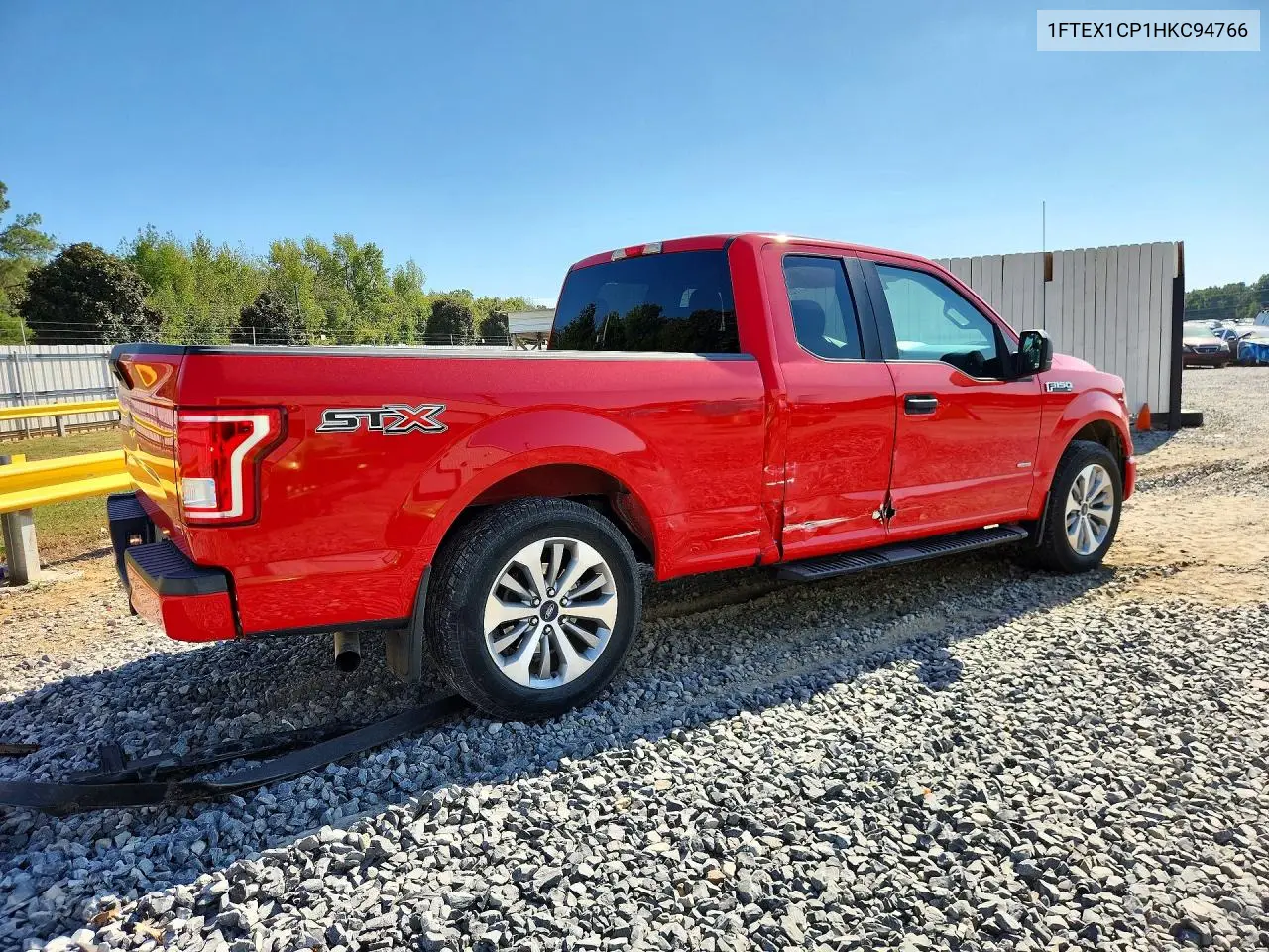 2017 FORD F-150 VIN 1FTEX1CP1HKC94766 — фото 3