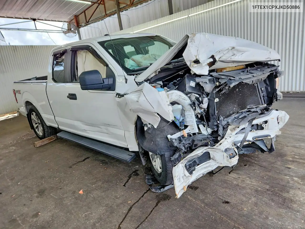 FORD F-150 2018, VIN 1FTEX1CPXJKD50886