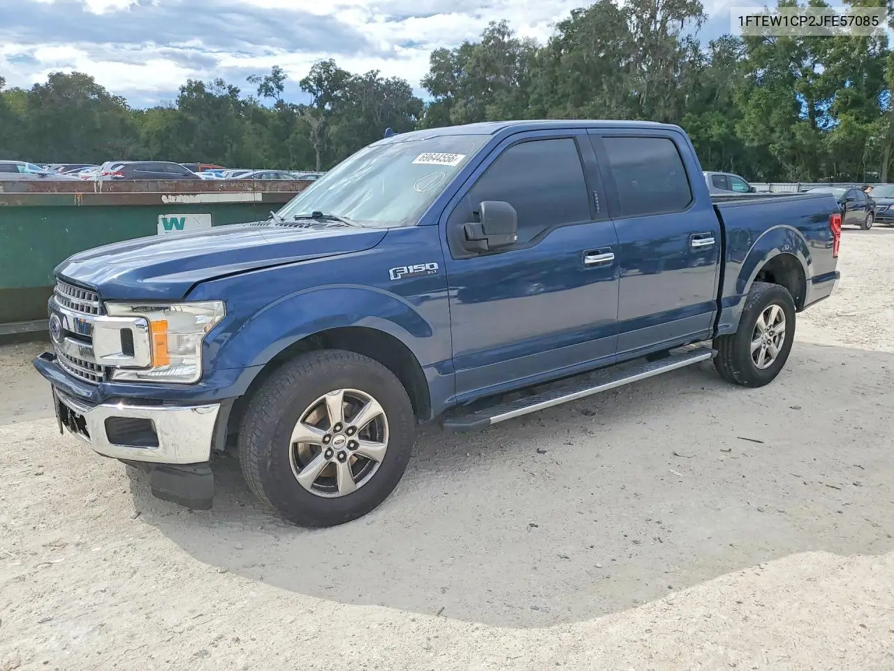 FORD F-150 2018, VIN 1FTEW1CP2JFE57085