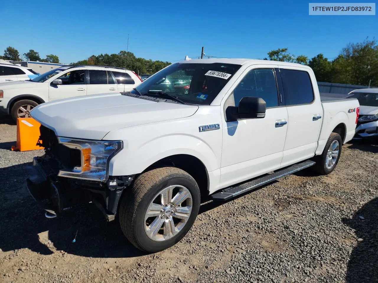 FORD F-150 2018, VIN 1FTEW1EP2JFD83972