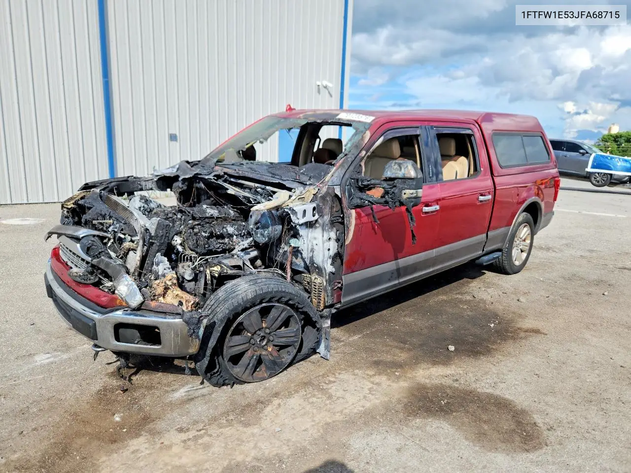 FORD F-150 2018, VIN 1FTFW1E53JFA68715