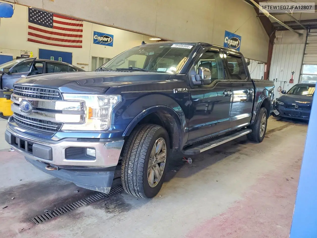FORD F-150 2018, VIN 1FTEW1EG7JFA12807