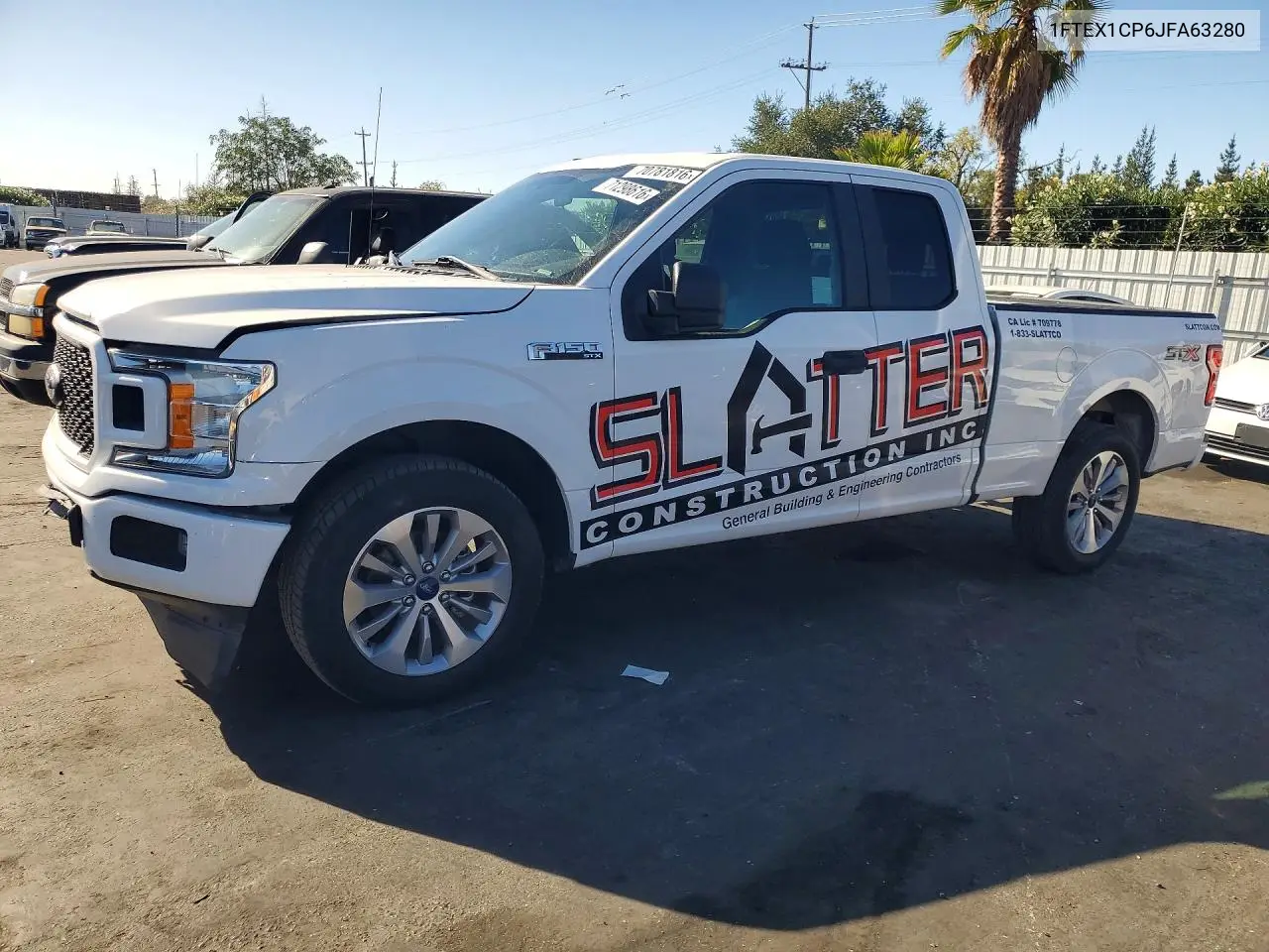 FORD F-150 2018, VIN 1FTEX1CP6JFA63280