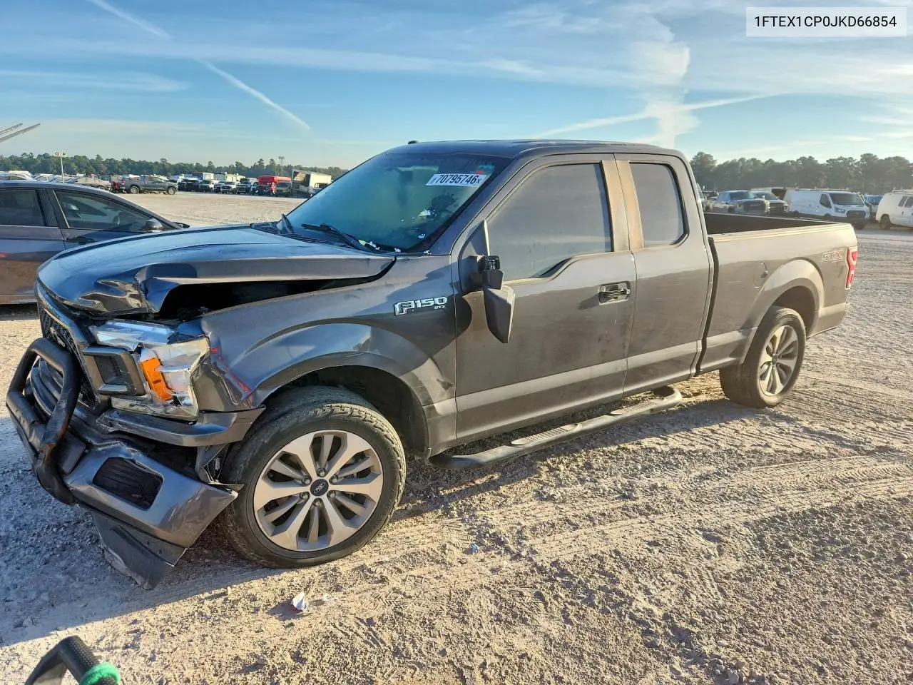 FORD F-150 2018, VIN 1FTEX1CP0JKD66854