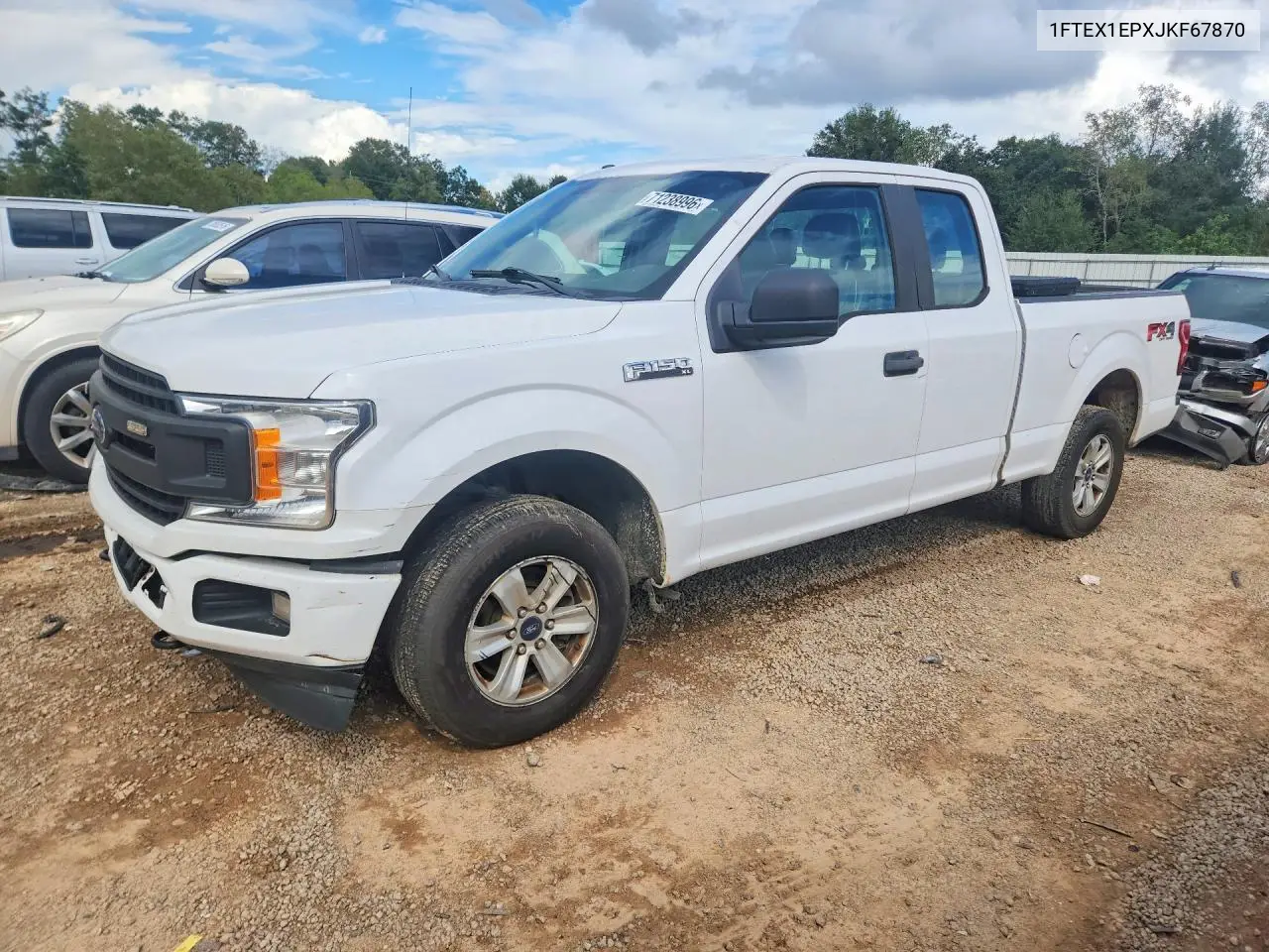 FORD F-150 2018, VIN 1FTEX1EPXJKF67870