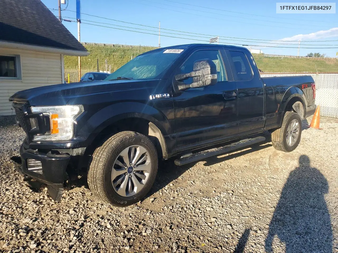 FORD F-150 2018, VIN 1FTFX1EG1JFB84297