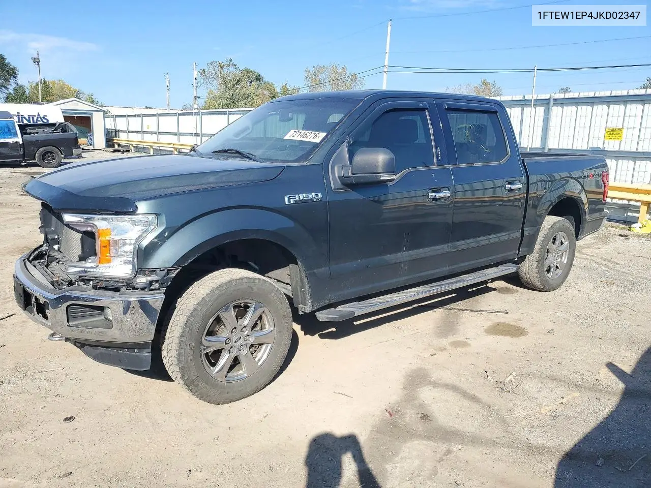 FORD F-150 2018, VIN 1FTEW1EP4JKD02347