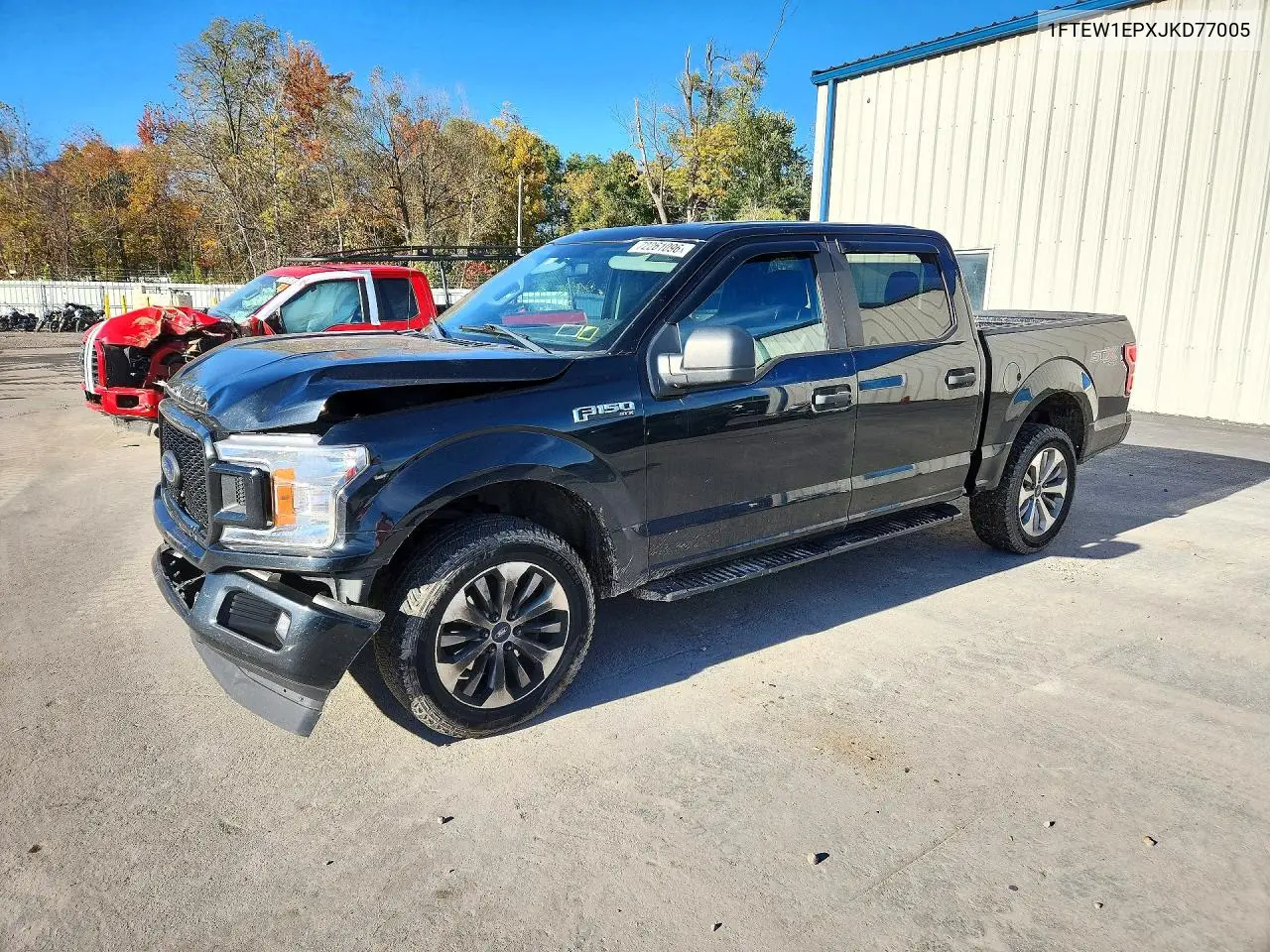 FORD F-150 2018, VIN 1FTEW1EPXJKD77005
