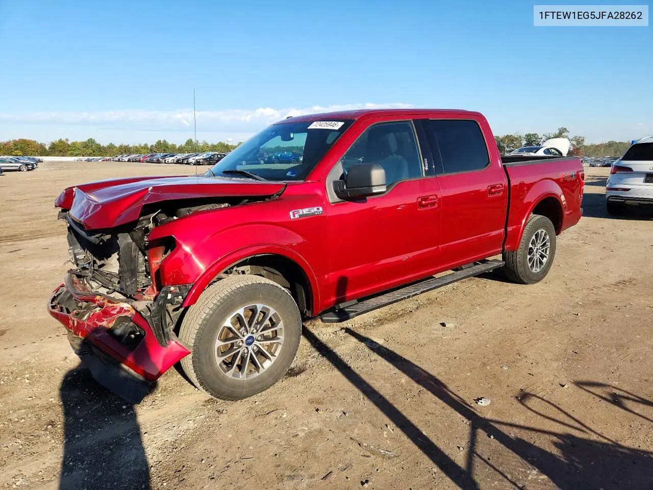 FORD F-150 2018, VIN 1FTEW1EG5JFA28262