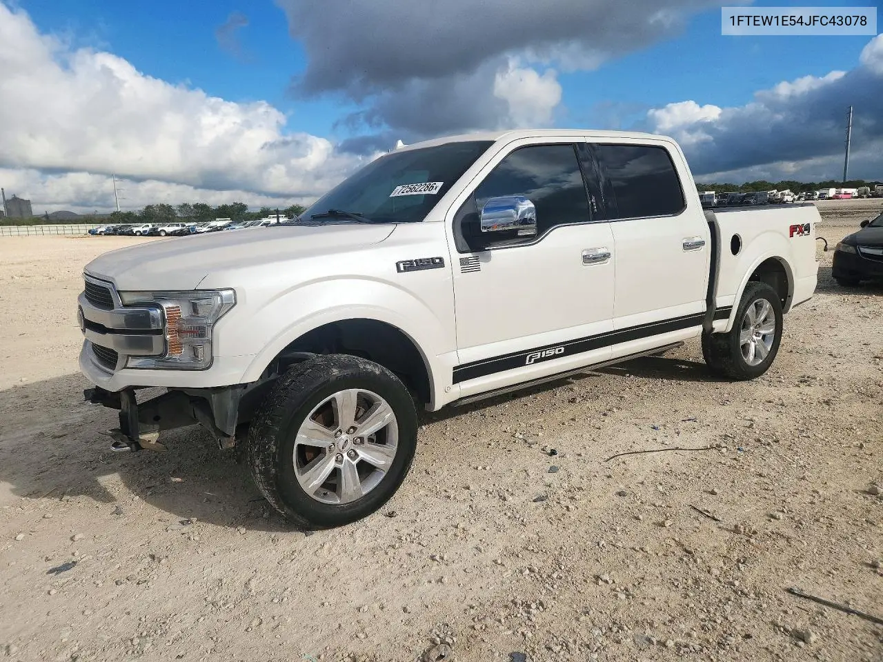 FORD F-150 2018, VIN 1FTEW1E54JFC43078