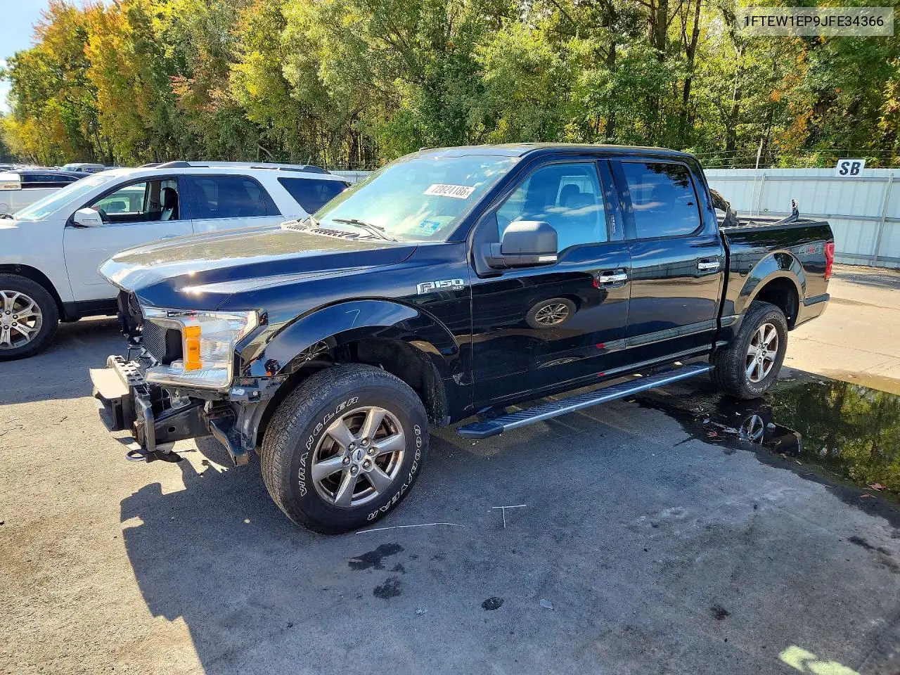 FORD F-150 2018, VIN 1FTEW1EP9JFE34366