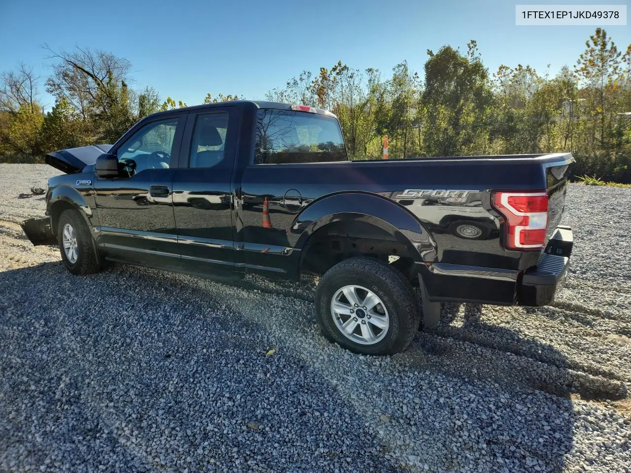 2018 FORD F-150 VIN 1FTEX1EP1JKD49378 — фото 2