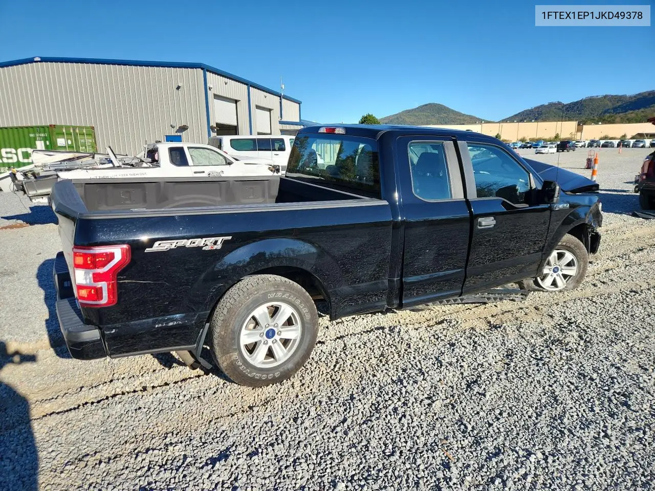 2018 FORD F-150 VIN 1FTEX1EP1JKD49378 — фото 3