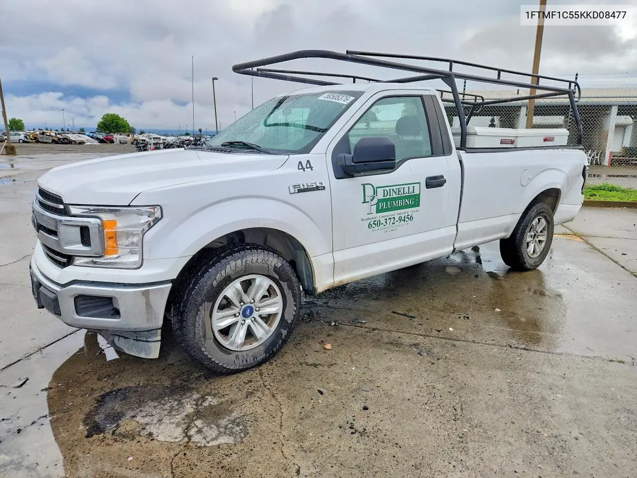 FORD F-150 2019, VIN 1FTMF1C55KKD08477