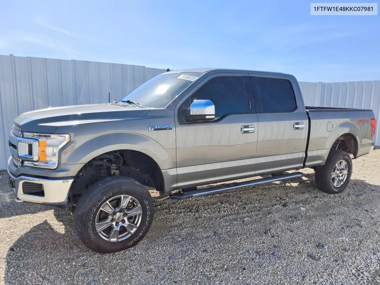 FORD F-150 2019, VIN 1FTFW1E48KKC07981