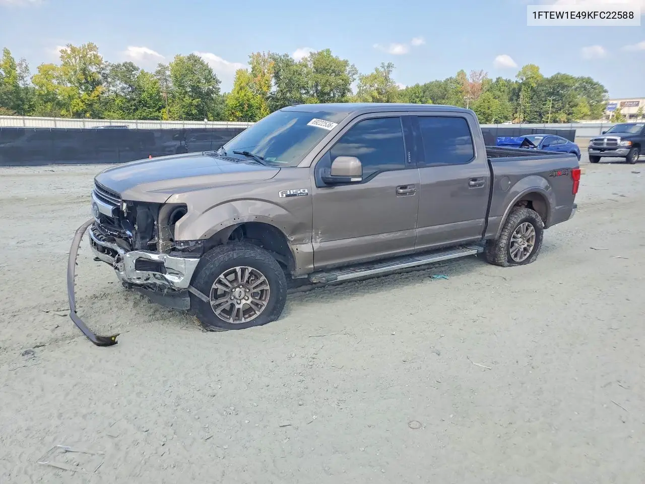 FORD F-150 2019, VIN 1FTEW1E49KFC22588