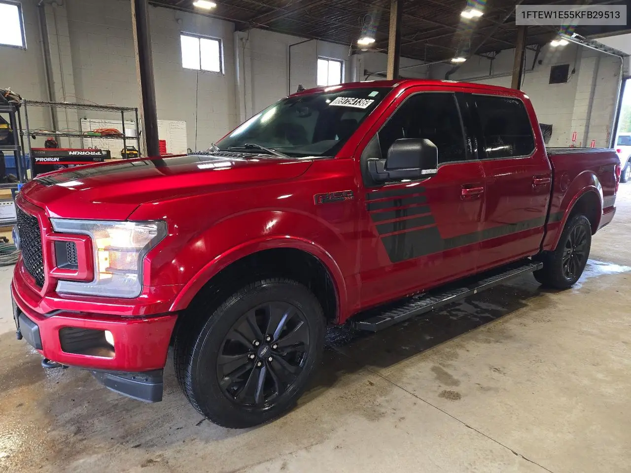 FORD F-150 2019, VIN 1FTEW1E55KFB29513