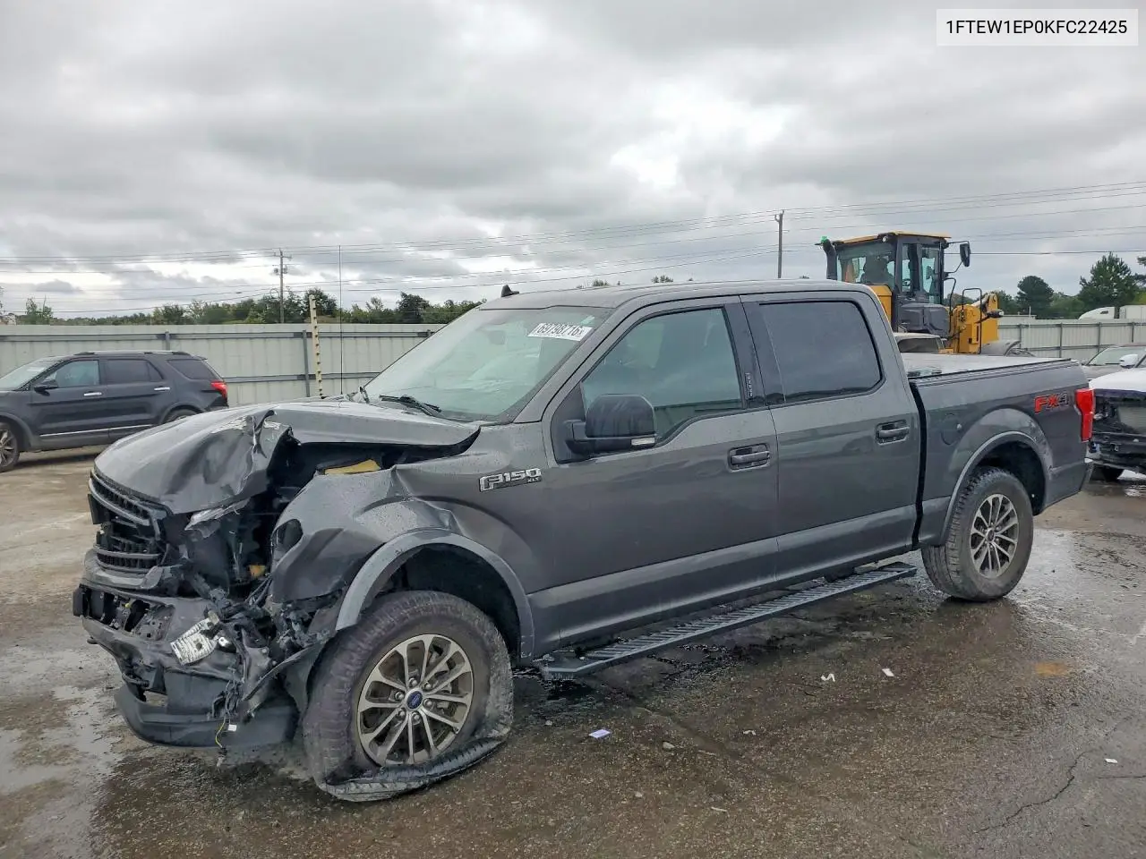 FORD F-150 2019, VIN 1FTEW1EP0KFC22425