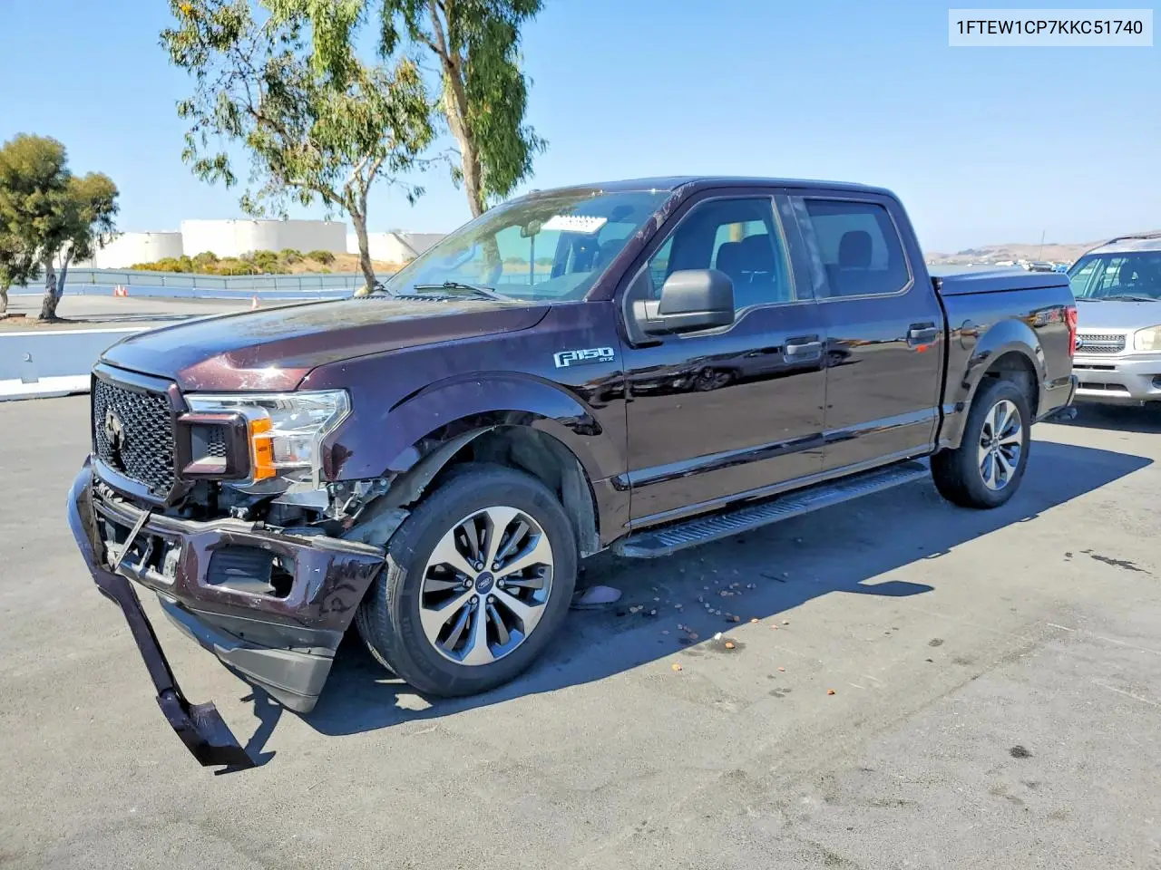 FORD F-150 2019, VIN 1FTEW1CP7KKC51740
