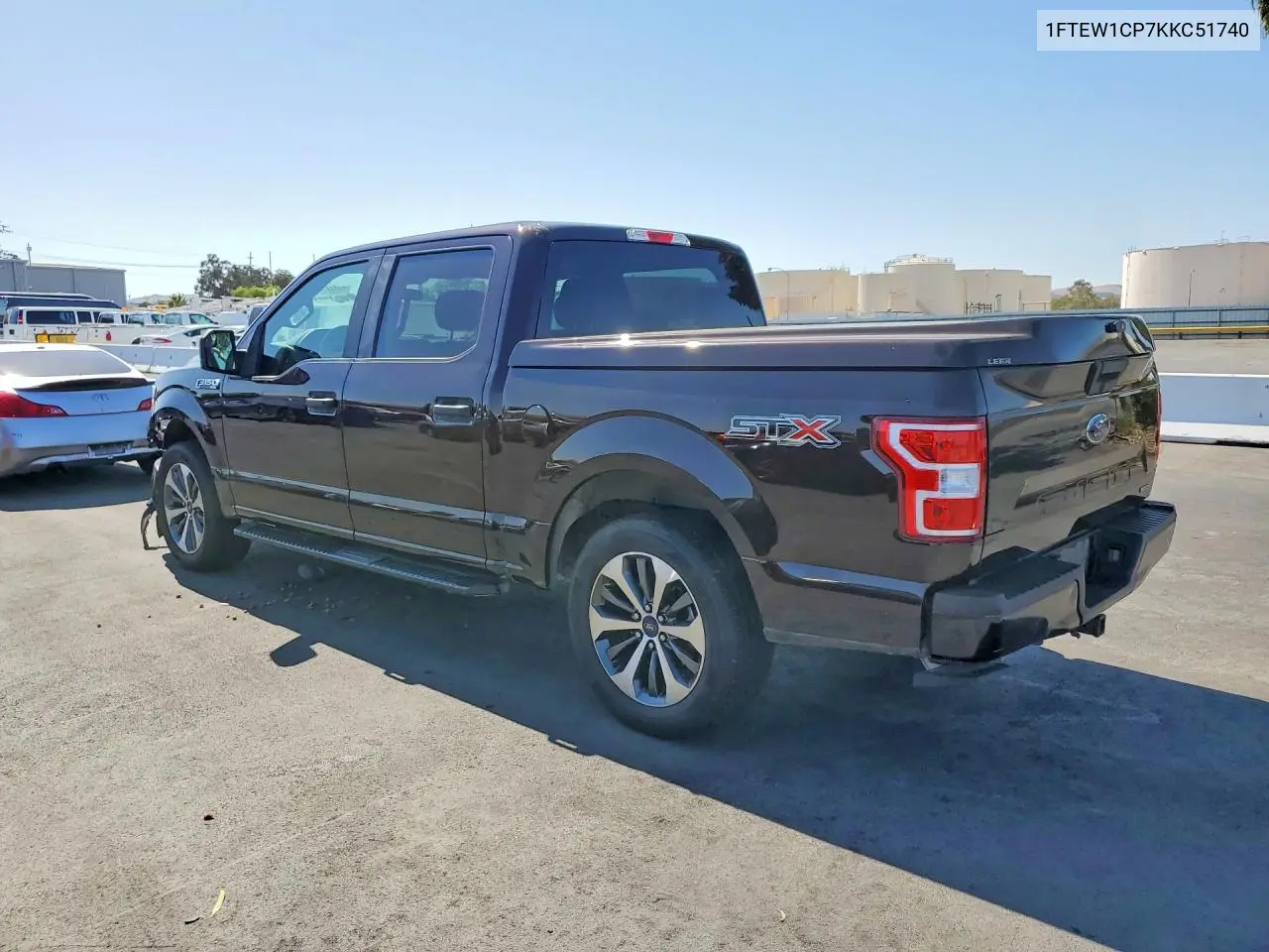 2019 FORD F-150 VIN 1FTEW1CP7KKC51740 — фото 2