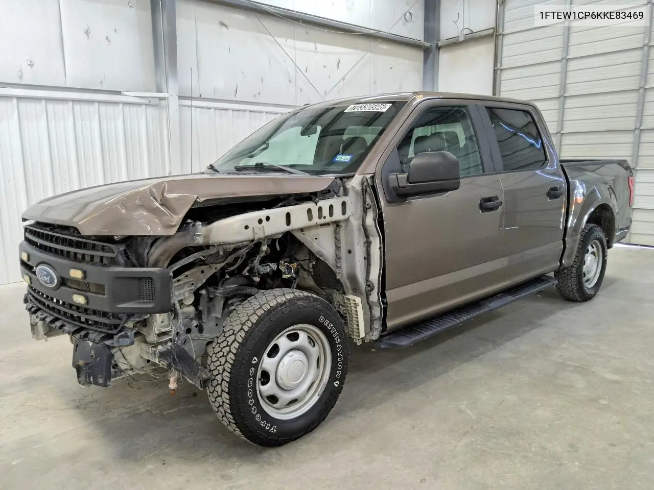 FORD F-150 2019, VIN 1FTEW1CP6KKE83469