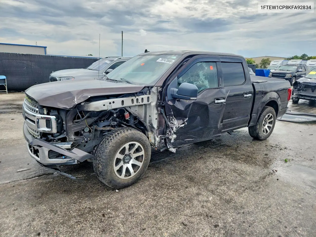 FORD F-150 2019, VIN 1FTEW1CP8KFA92834