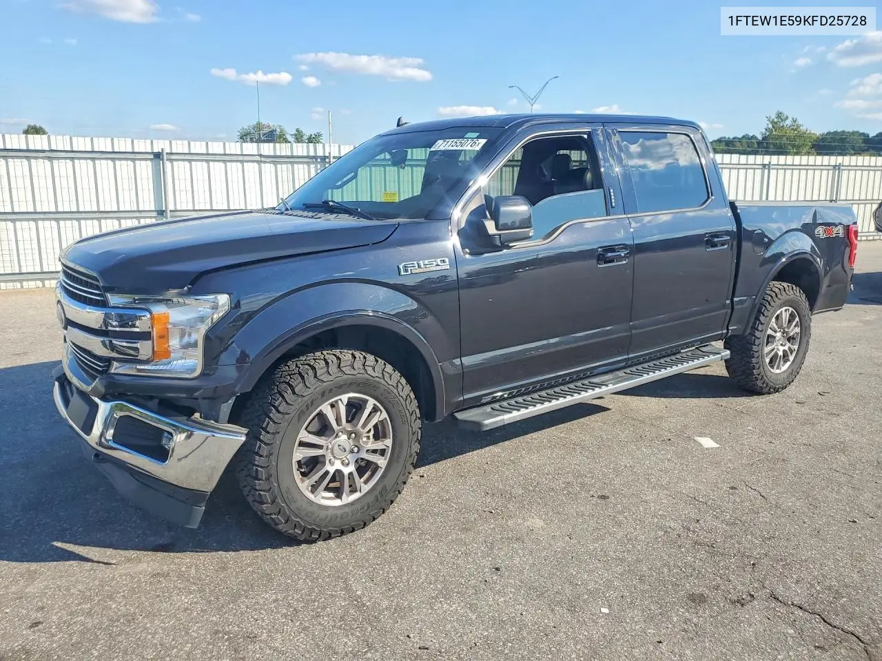 FORD F-150 2019, VIN 1FTEW1E59KFD25728