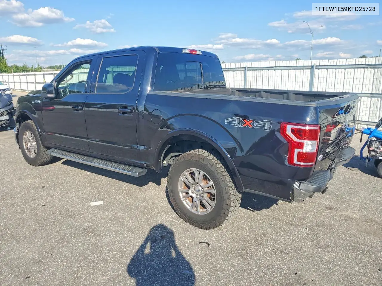 2019 FORD F-150 VIN 1FTEW1E59KFD25728 — фото 2