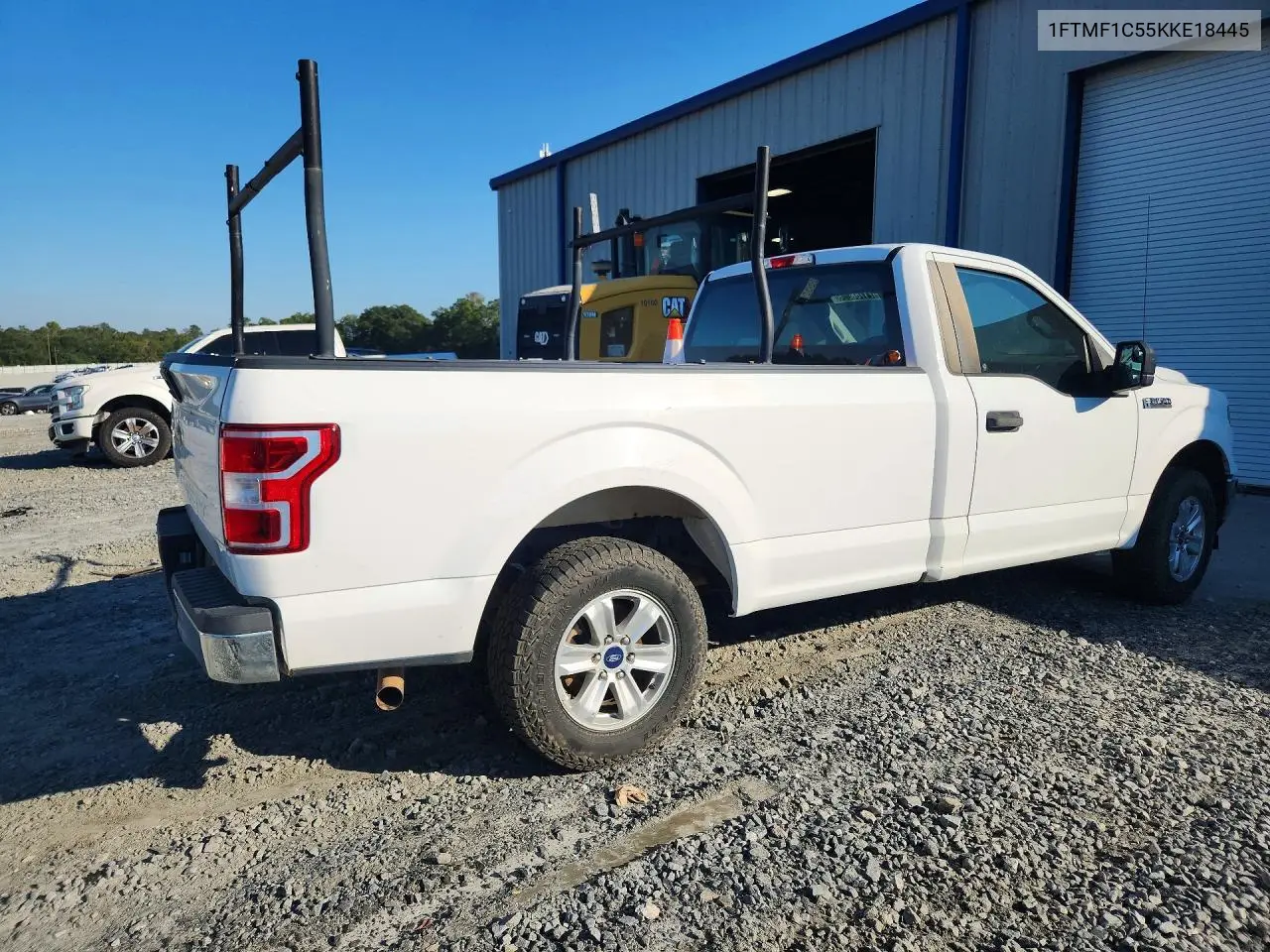 2019 FORD F-150 VIN 1FTMF1C55KKE18445 — фото 3