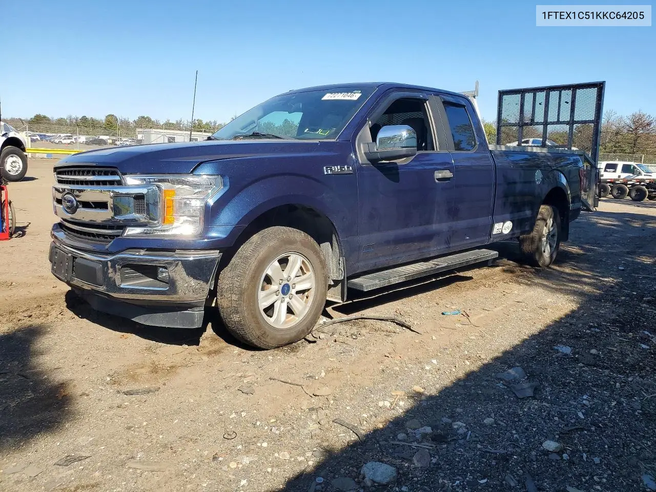 FORD F-150 2019, VIN 1FTEX1C51KKC64205